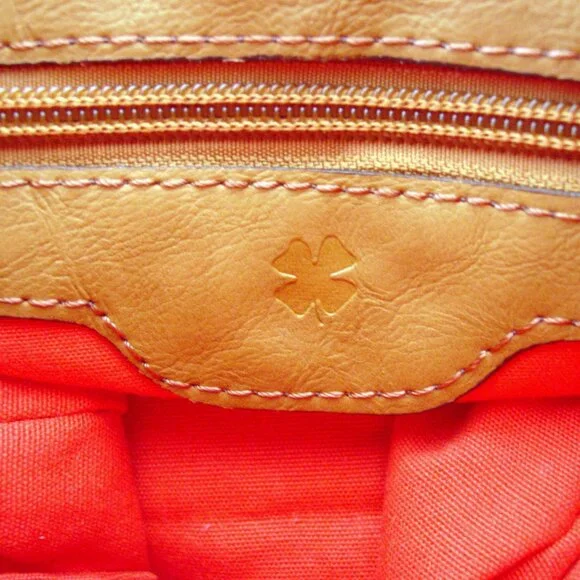 LUCKY BRAND Red Macrame Fringe Crossbody Bag - Picture 6 of 6